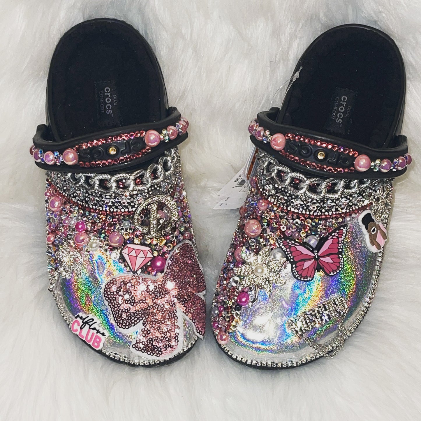 Custom Adult Blinged Crocs