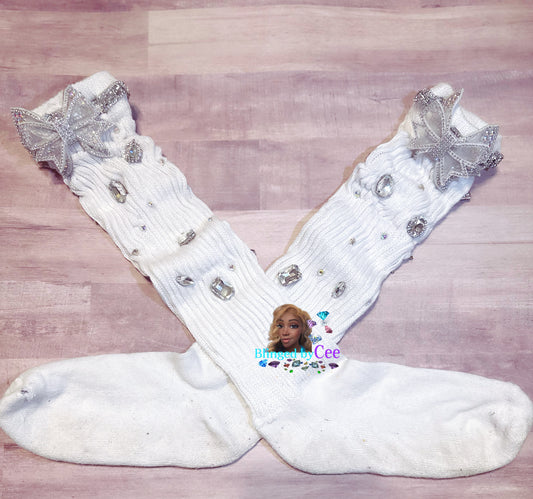 Custom Adult Bling Socks